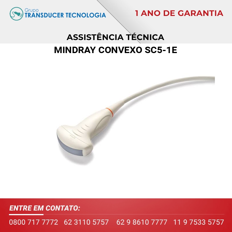 ASSISTENCIA TECNICA TRANSDUTOR MINDRAY CONVEXO SC5 1E