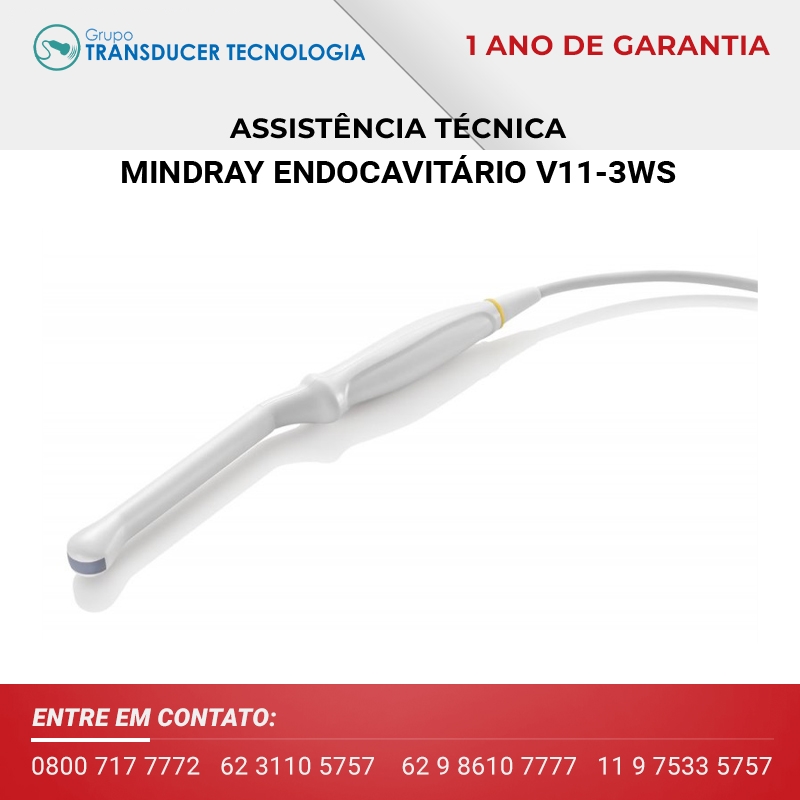 ASSISTENCIA TECNICA TRANSDUTOR MINDRAY ENDOCAVITARIO V11 3WS