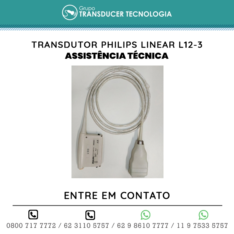 ASSISTENCIA TECNICA TRANSDUTOR PHILIPS LINEAR L12 3