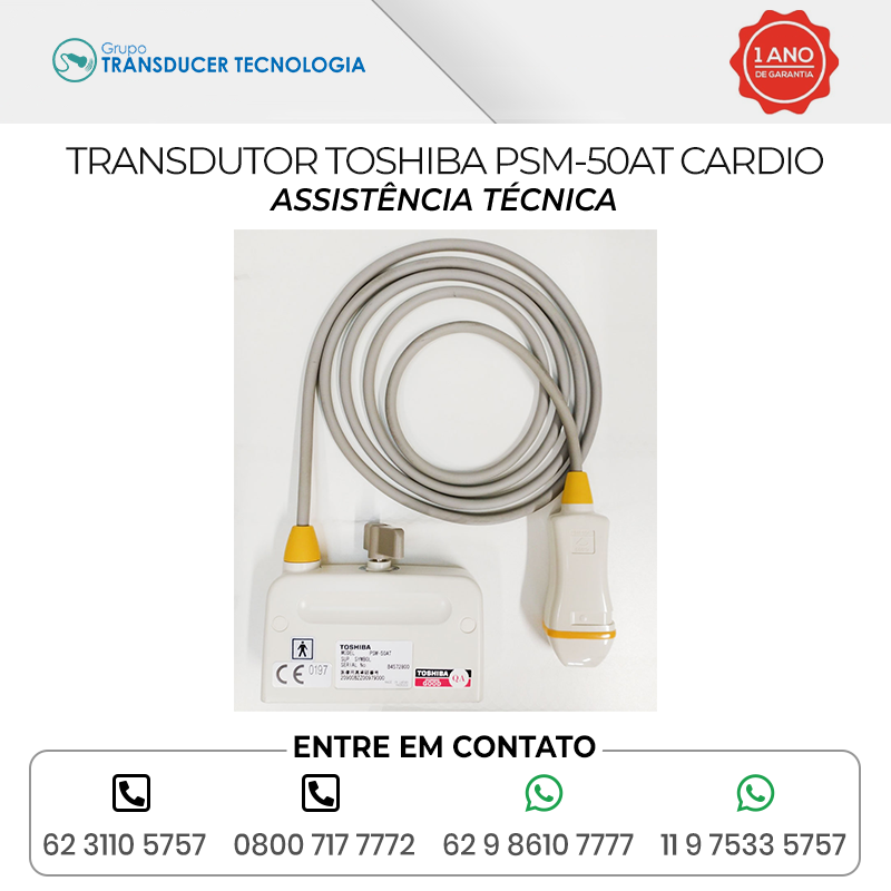 ASSISTENCIA TECNICA TRANSDUTOR TOSHIBA PSM 50AT CARDIO