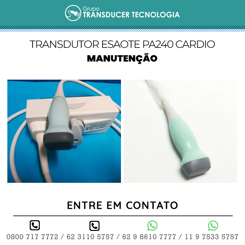 MANUTENCAO TRANSDUTOR ESAOTE PA240 CARDIO
