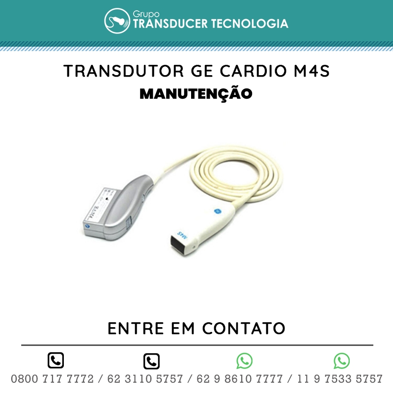 MANUTENCAO TRANSDUTOR GE CARDIO M4S