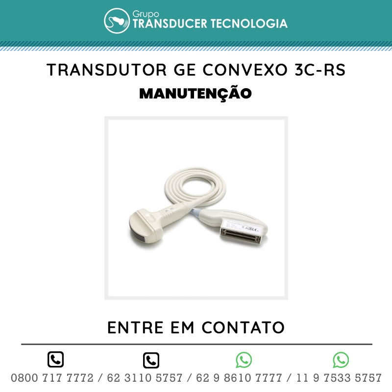 MANUTENCAO TRANSDUTOR GE CONVEXO 3C RS