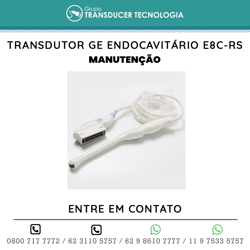 MANUTENCAO TRANSDUTOR GE ENDOCAVITARIO E8C RS