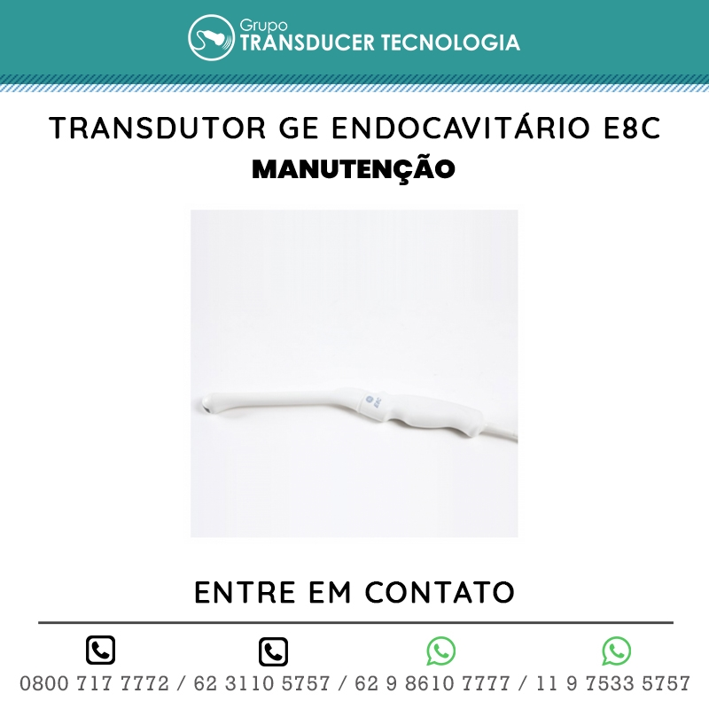 MANUTENCAO TRANSDUTOR GE ENDOCAVITARIO E8C
