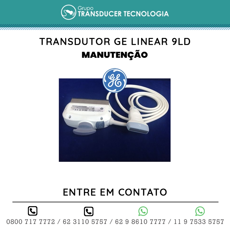 MANUTENCAO TRANSDUTOR GE LINEAR 9LD