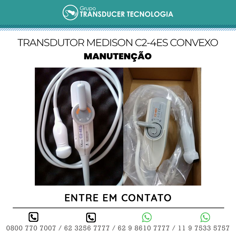 MANUTENCAO TRANSDUTOR MEDISON C2 4ES CONVEXO