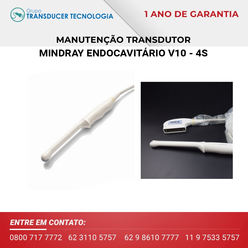 MANUTENCAO TRANSDUTOR MINDRAY ENDOCAVITARIO V10 4S