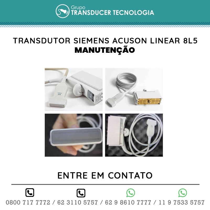 MANUTENCAO TRANSDUTOR SIEMENS ACUSON LINEAR 8L5