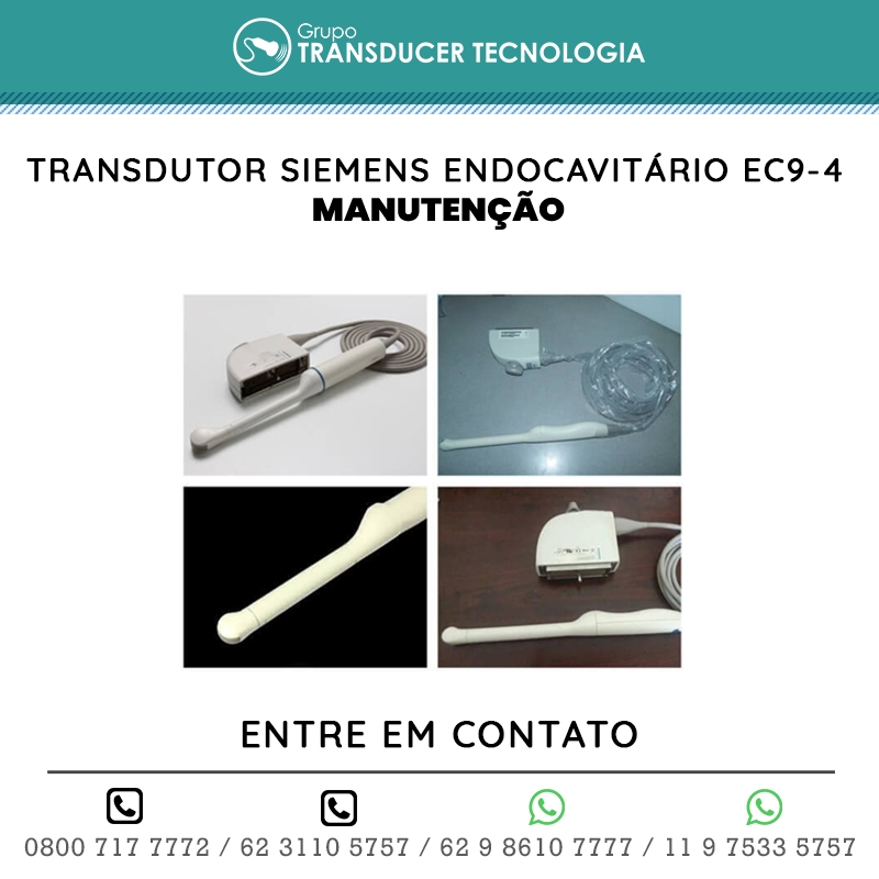 MANUTENCAO TRANSDUTOR SIEMENS ENDOCAVITARIO EC9 4