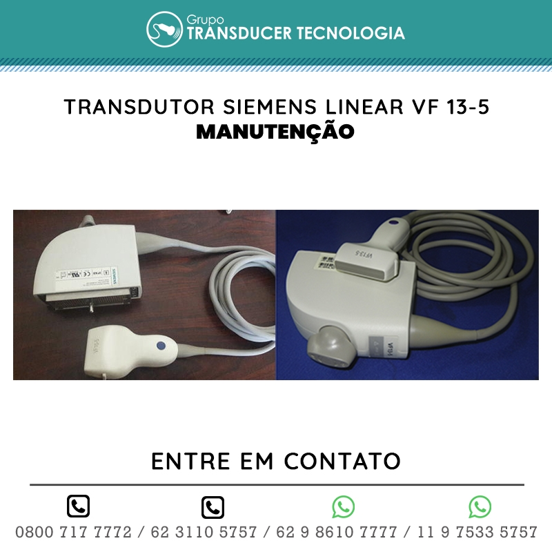 MANUTENCAO TRANSDUTOR SIEMENS LINEAR VF 13 5