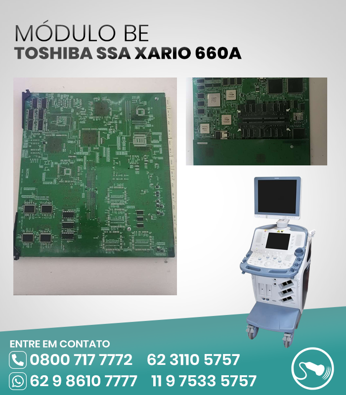 MODULO BE ULTRASSOM TOSHIBA SSA XARIO 660A