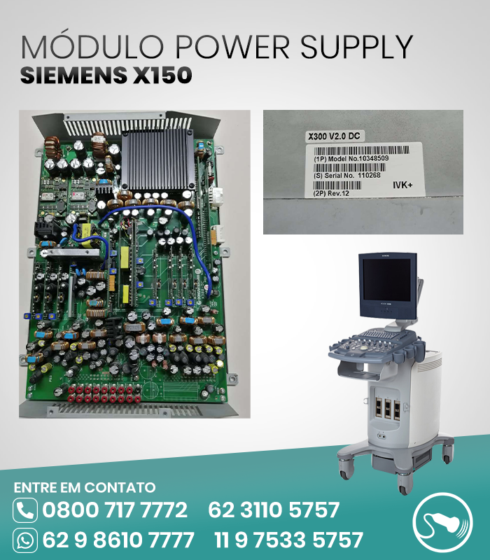 MODULO POWER SUPPLY ULTRASSOM SIEMENS X150