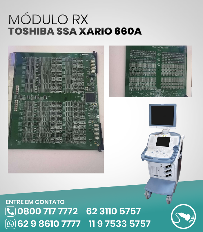 MODULO RX ULTRASSOM TOSHIBA SSA XARIO 660A