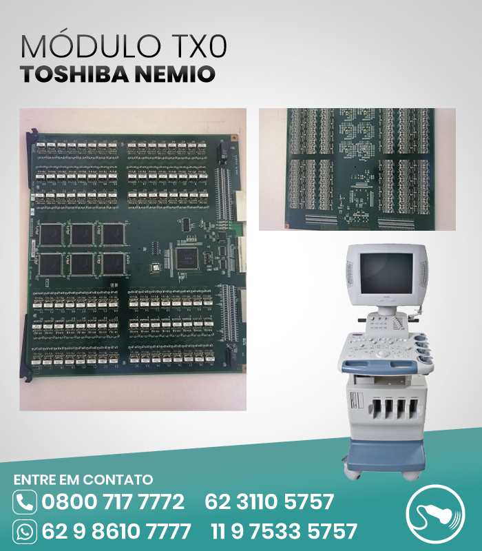 MODULO TX0 ULTRASSOM TOSHIBA NEMIO