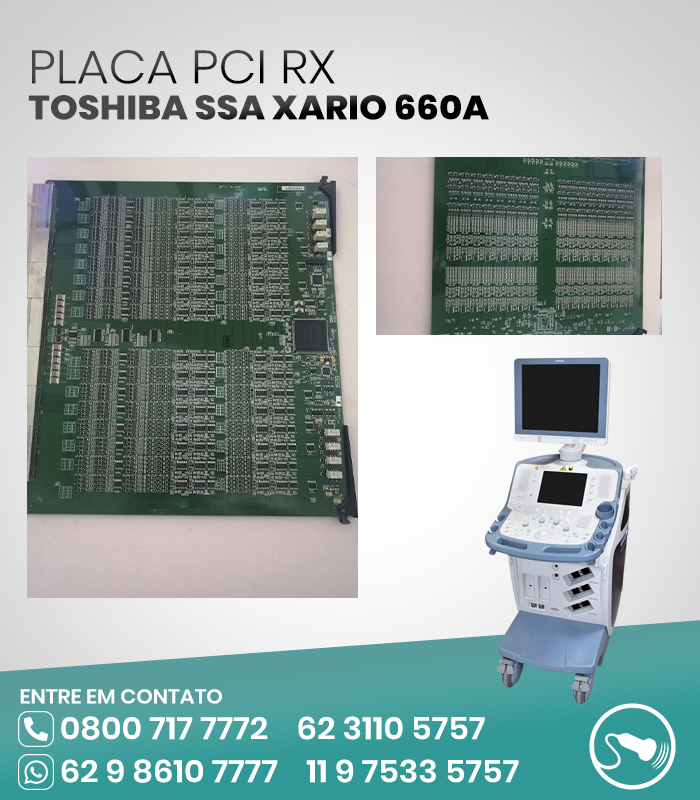 PLACA PCI RX ULTRASSOM TOSHIBA SSA XARIO 660A
