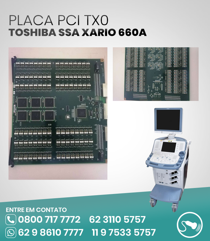 PLACA PCI TX0 ULTRASSOM TOSHIBA SSA XARIO 660A