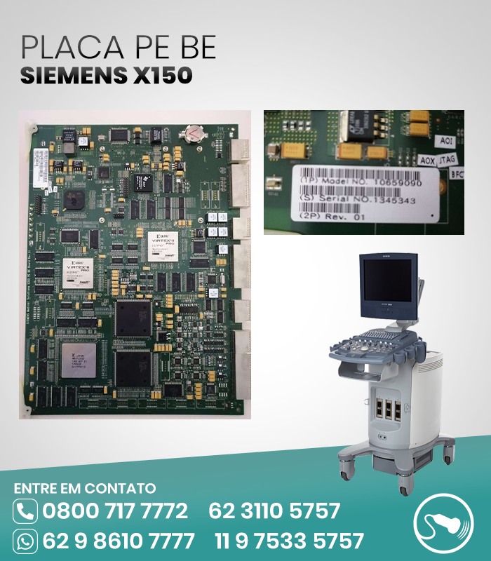 PLACA PE BE ULTRASSOM SIEMENS X150