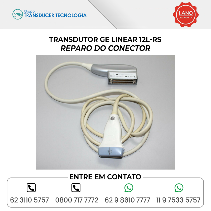 REPARO DO CONECTOR TRANSDUTOR GE LINEAR 12L RS