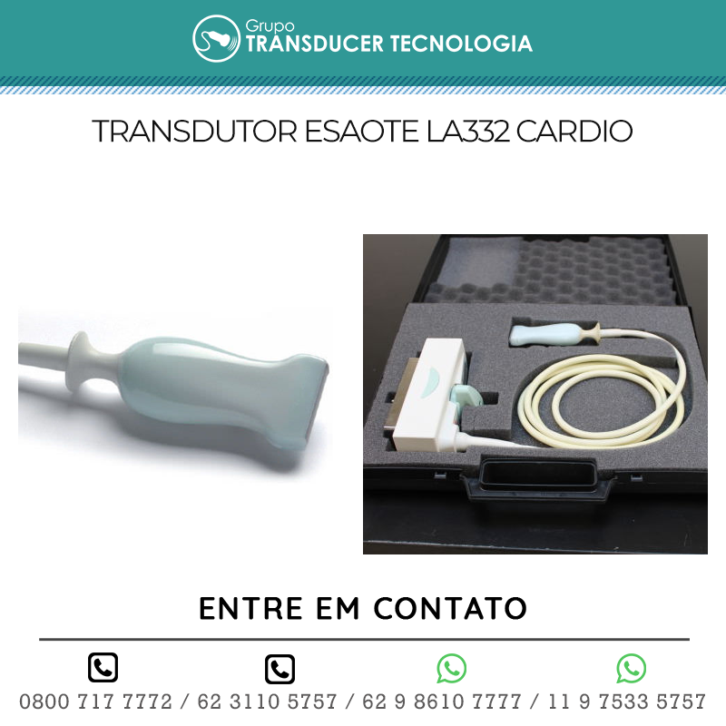 TRANSDUTOR ESAOTE LA332 CARDIO