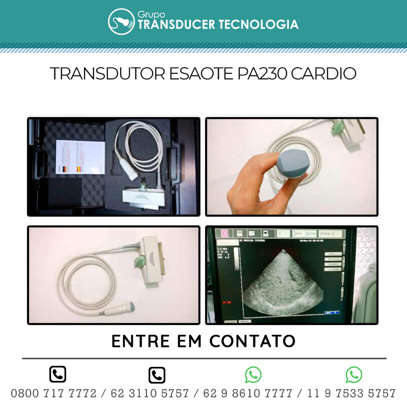 TRANSDUTOR ESAOTE PA230 CARDIO