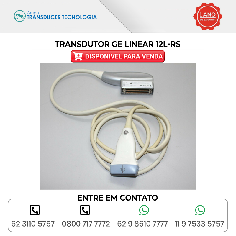 TRANSDUTOR GE LINEAR 12L RS DISPONIVEL PARA VENDA