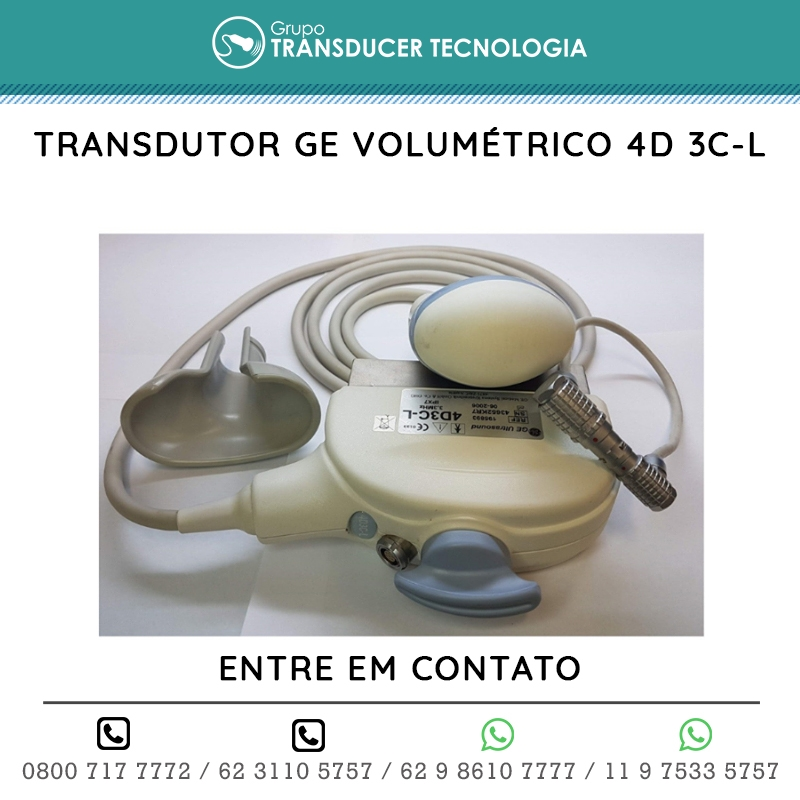 TRANSDUTOR GE VOLUMETRICO 4D 3C L