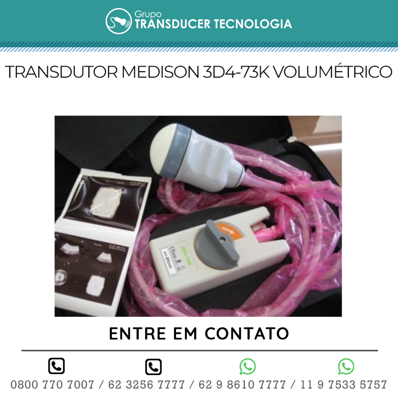 TRANSDUTOR MEDISON 3D4 73K VOLUMETRICO