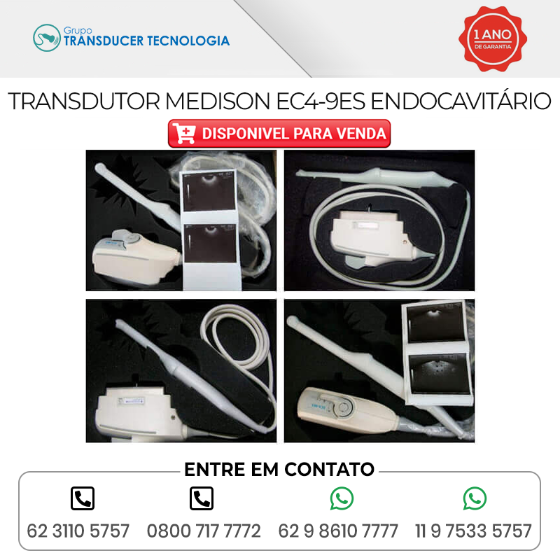 TRANSDUTOR MEDISON EC4 9ES ENDOCAVITARIO DISPONIVEL PARA VENDA