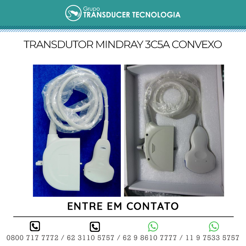 TRANSDUTOR MINDRAY 3C5A CONVEXO