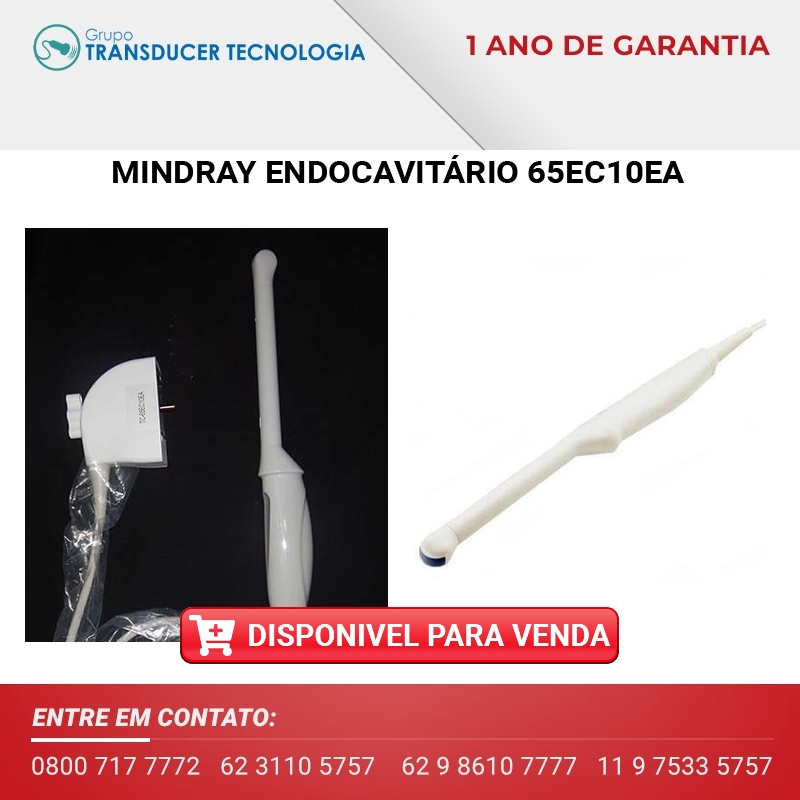 TRANSDUTOR MINDRAY ENDOCAVITARIO 65EC10EA DISPONIVEL PARA VENDA