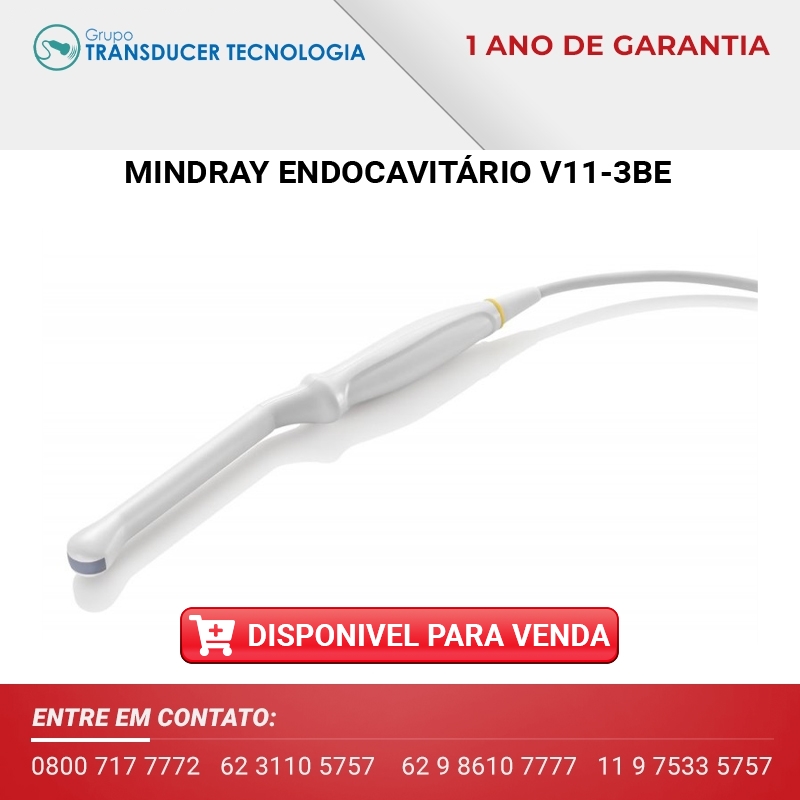 TRANSDUTOR MINDRAY ENDOCAVITARIO V11 3BE DISPONIVEL PARA VENDA