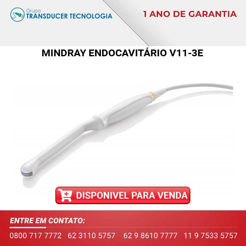 TRANSDUTOR MINDRAY ENDOCAVITARIO V11 3E DISPONIVEL PARA VENDA