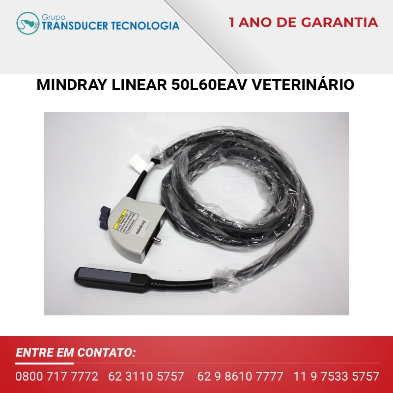 TRANSDUTOR MINDRAY LINEAR 50L60EAV VETERINARIO
