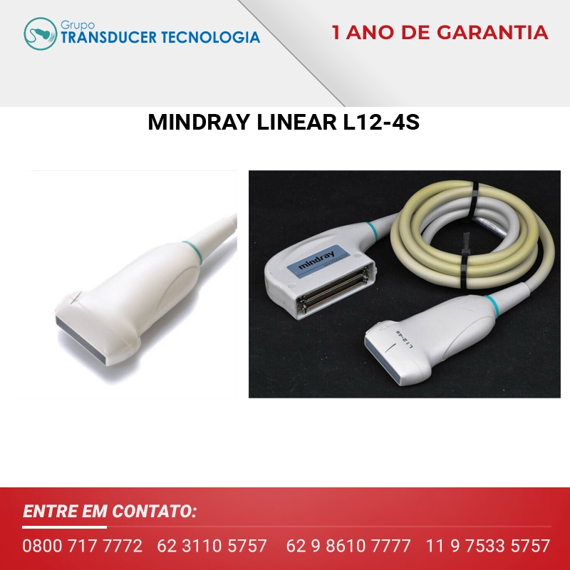 TRANSDUTOR MINDRAY LINEAR L12 4S