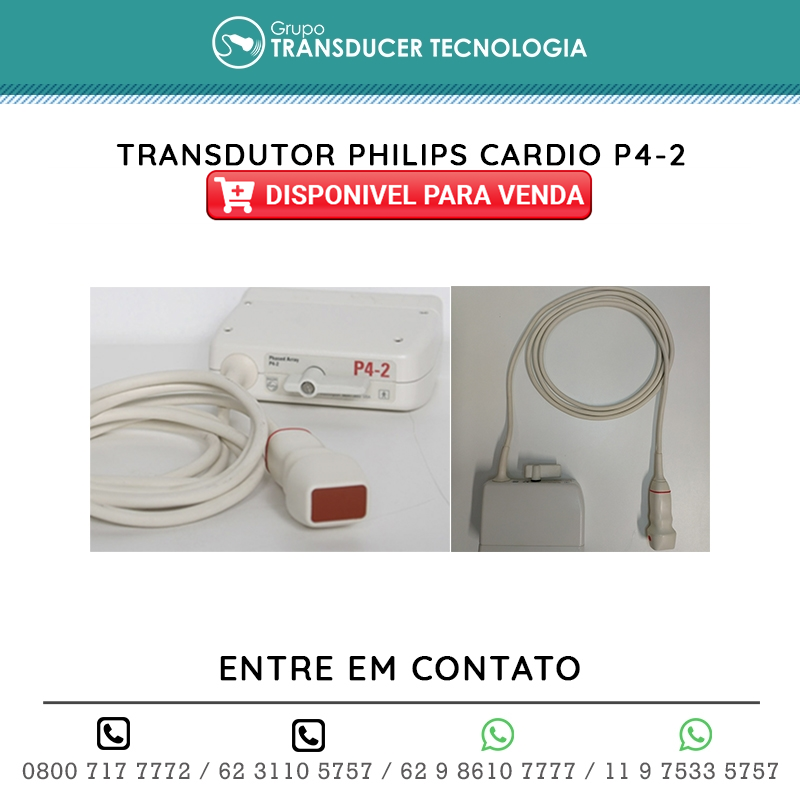 TRANSDUTOR PHILIPS CARDIO P4 2 DISPONIVEL PARA VENDA
