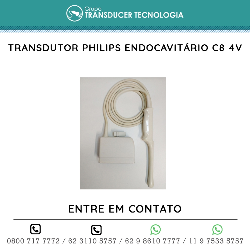 TRANSDUTOR PHILIPS ENDOCAVITARIO C8 4V