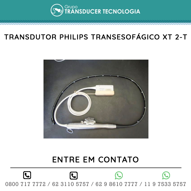 TRANSDUTOR PHILIPS TRANSESOFAGICO XT 2 T