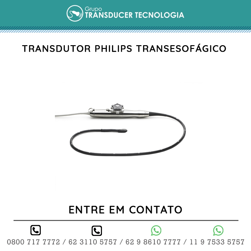TRANSDUTOR PHILIPS TRANSESOFAGICO XT 27 LIVE 3D