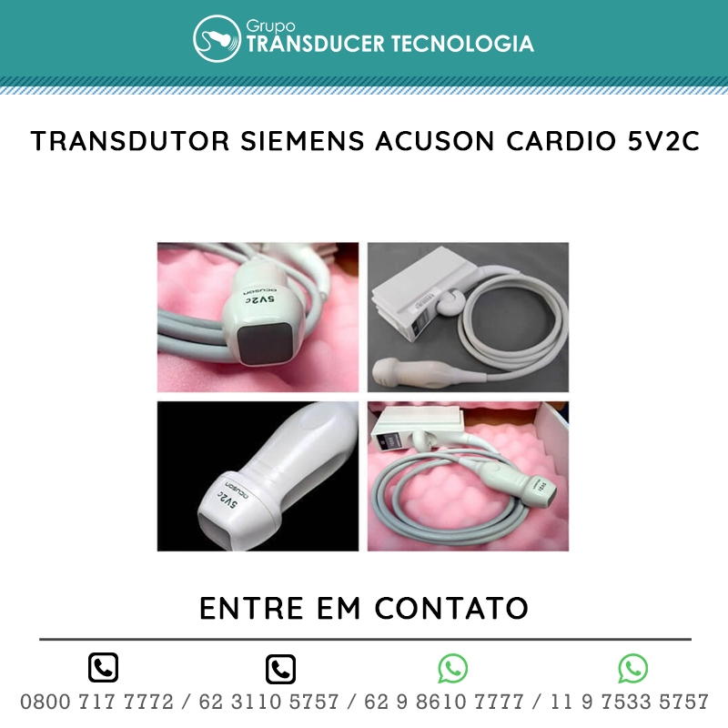 TRANSDUTOR SIEMENS ACUSON CARDIO 5V2C