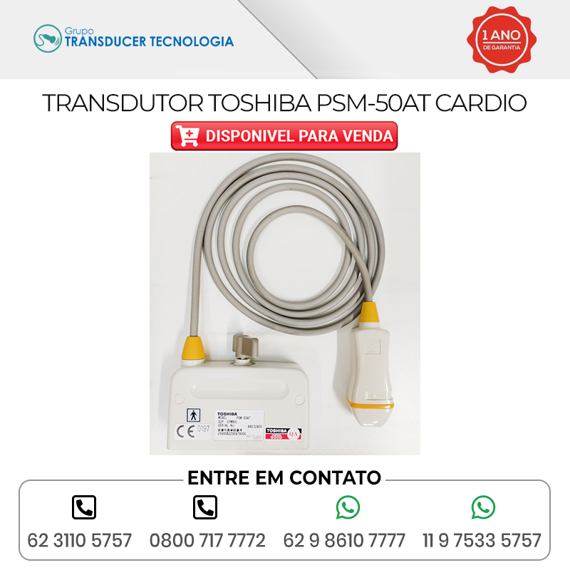 TRANSDUTOR TOSHIBA PSM 50AT CARDIO DISPONIVEL PARA VENDA