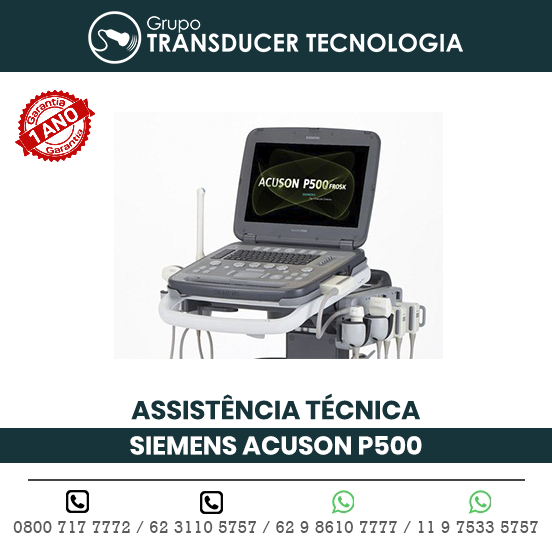 ASSISTENCIA TECNICA ULTRASSOM PORTATIL SIEMENS ACUSON P500