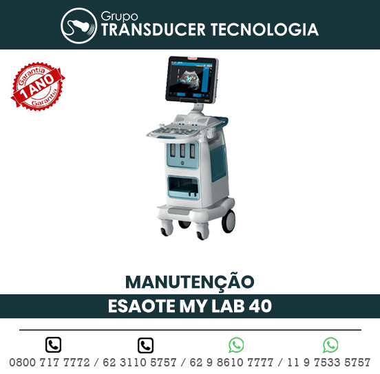 MANUTENCAO ULTRASSOM ESAOTE MY LAB 40