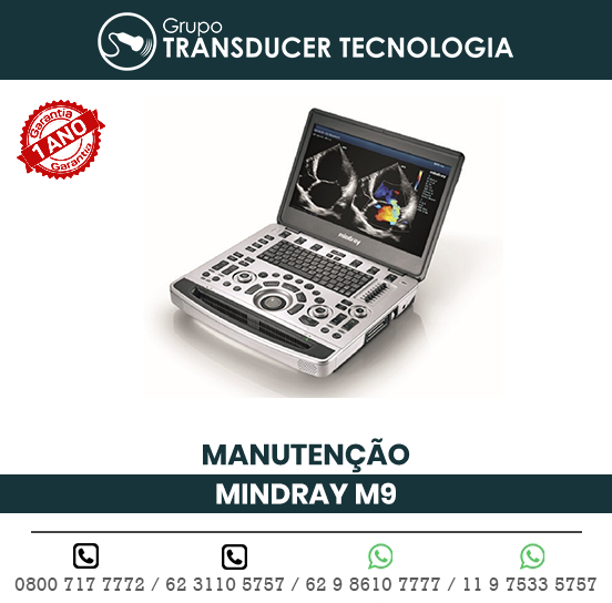 MANUTENCAO ULTRASSOM PORTATIL MINDRAY M9