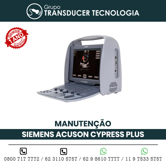 MANUTENCAO ULTRASSOM PORTATIL SIEMENS ACUSON CYPRESS PLUS