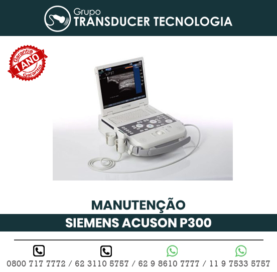 MANUTENCAO ULTRASSOM PORTATIL SIEMENS ACUSON P300