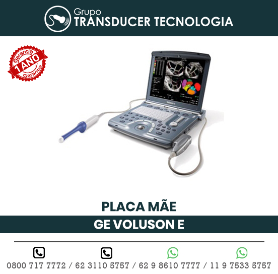 PLACA MAE ULTRASSOM PORTATIL GE VOLUSON E