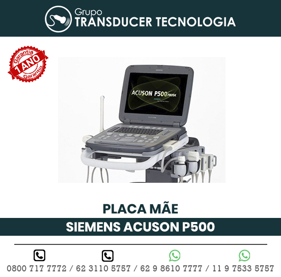 PLACA MAE ULTRASSOM PORTATIL SIEMENS ACUSON P500