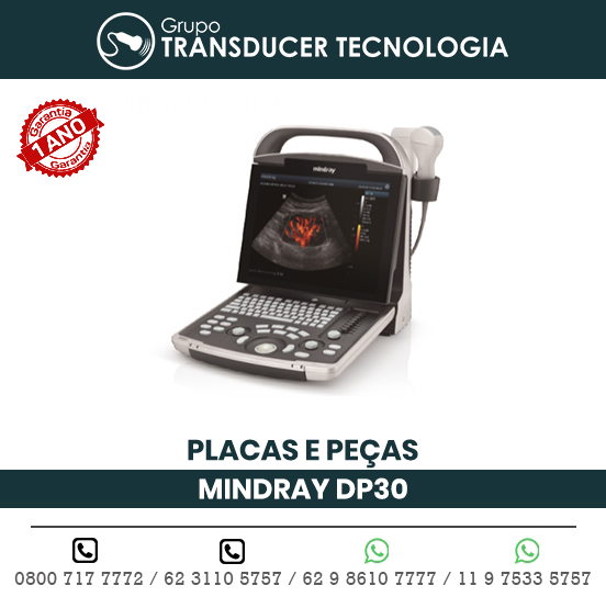 PLACAS PECAS ULTRASSOM PORTATIL MINDRAY DP30