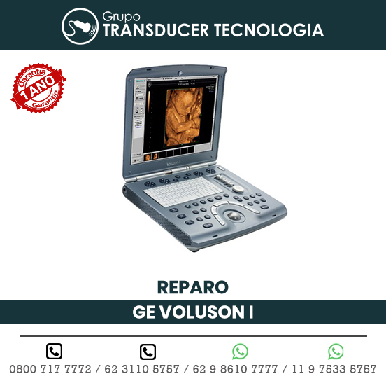 REPARO ULTRASSOM PORTATIL GE VOLUSON I